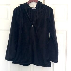 🔵Shimera faux fur black hoodie M